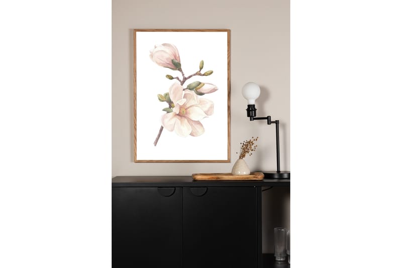 Poster Hand made 30x40 cm - Rosa/Vit - Products - Inredning - Tavlor & posters - Posters & prints