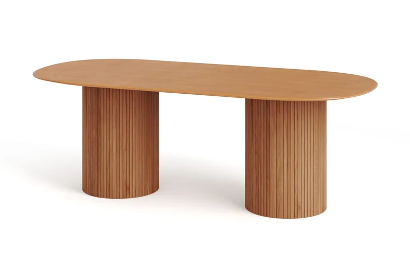 Kopparbo Matbord Oval 220x100 cm Fanér, Ek