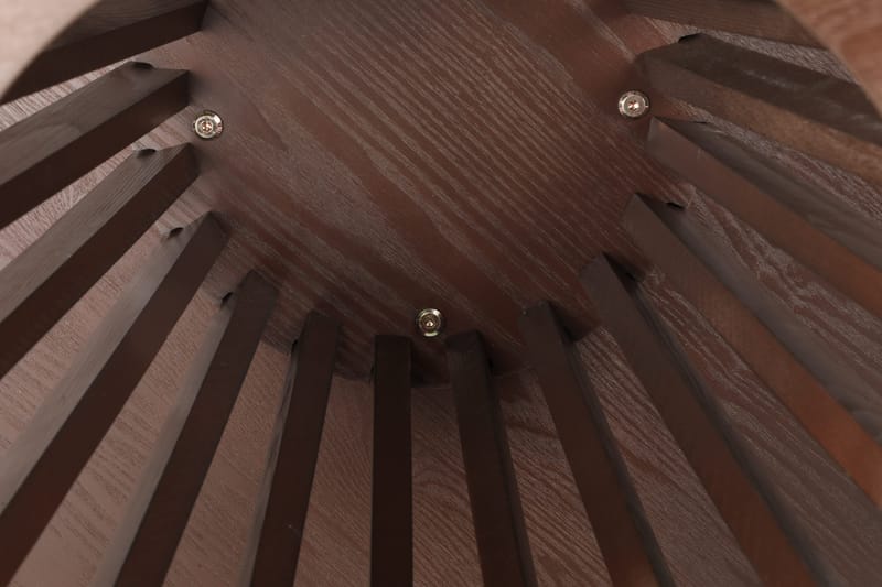 Peyra Soffbord Runt 60 cm Fanér - Valnöt - Products - Möbler - Bord & matgrupp - Soffbord