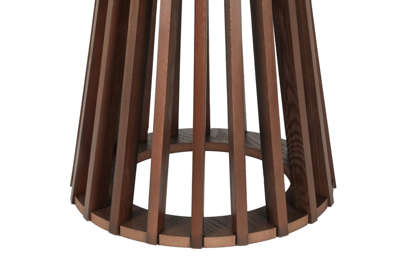 Peyra Soffbord Runt 60 cm Fanér - Valnöt - Products - Möbler - Bord & matgrupp - Soffbord