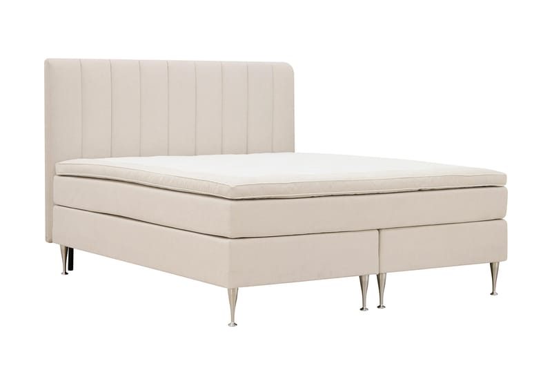 Hilton High Komplett Sängpaket 160x200 cm - Ljusbeige - Products - Möbler - Säng - Kontinentalsäng
