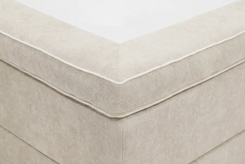 HVILA Lyx Kontinentalsäng 160x200 cm - Beige - Products - Möbler - Säng - Kontinentalsäng