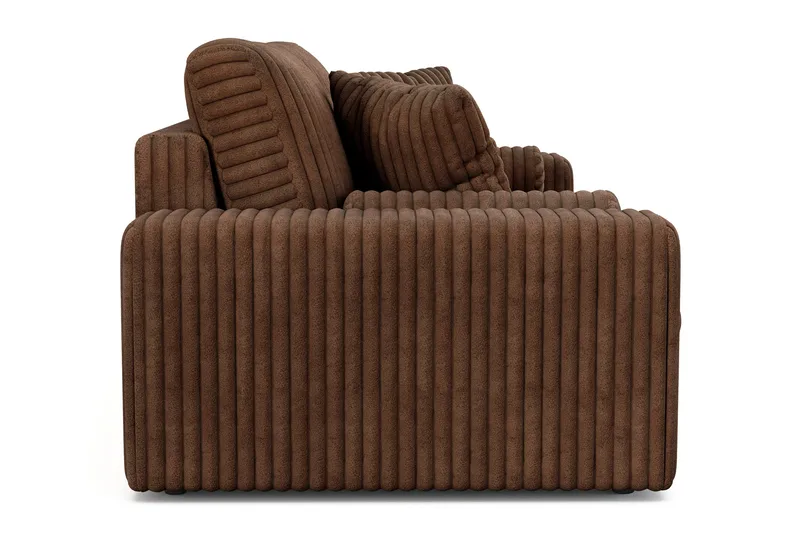 Arken Lyx 3-sits Djup Soffa i Manchester - Mörkbrun - Products - Möbler - Soffa - 3 sits soffa