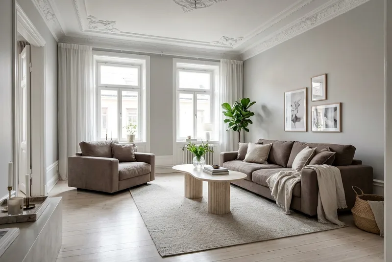 Valencia Extra Djup 3-sits Soffa i Chenille - Mörkbrun - Products - Möbler - Soffa - 3 sits soffa