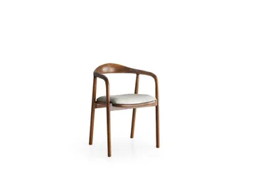 Mansavi Karmstol - Ljusgrå - Products - Möbler - Fåtölj & stolar - Karmstol