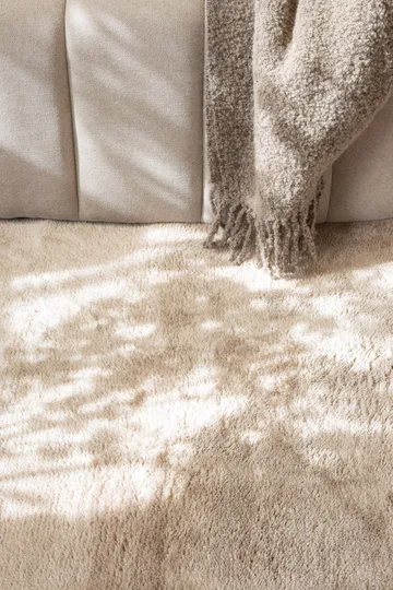 Cozy Ryamatta 200 cm Rund - Linne - Products - Textil & mattor - Matta - Modern matta - Ryamatta