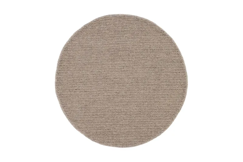 Dalarö Ullmatta 300 cm Rund - Linne - Products - Textil & mattor - Matta - Modern matta - Ullmatta