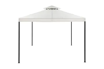 Komplett paviljong Comfort Garden Bermuda Paviljong 3x3 m – Offwhite Offwhite - Products - Utemöbler & utemiljö - Solskydd - Paviljong - Komplett paviljong