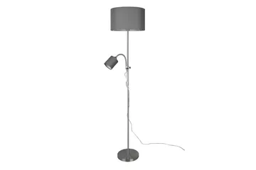 Owen Golvlampa E27+E14 grå - Grå - Products - Belysning - Lampor & belysning inomhus - Golvlampa