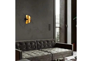 Vägglampa Sugana Giada Svart / Rany - Guld/Svart - Products - Belysning - Lampor & belysning inomhus - Sovrumslampa - Sänglampa - Sänglampa vägg