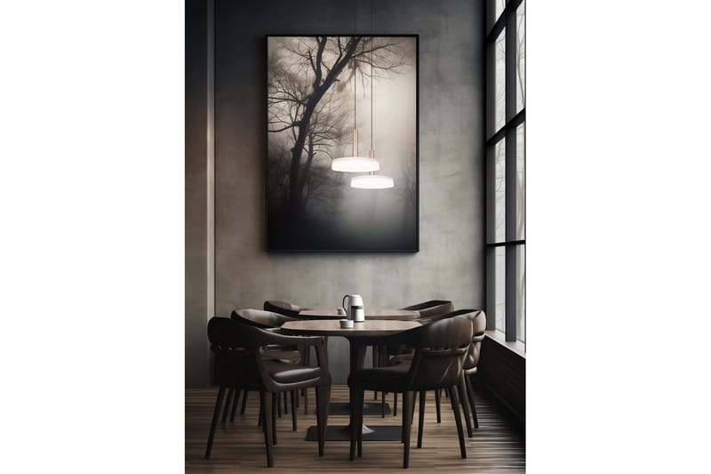 Pendel TRIO Celeste 1-del, Mattsvart/vit/kaffebrun - 1-del, Mattsvart/vit/kaffebrun - Products - Belysning - Lampor & belysning inomhus - Taklampa & takbelysning - Kökslampa & taklampa kök