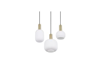 Pendel TRIO Diva 3-del, Mattmässing/vit - 3-del, Mattmässing/vit - Products - Belysning - Lampor & belysning inomhus - Taklampa & takbelysning - Kökslampa & taklampa kök