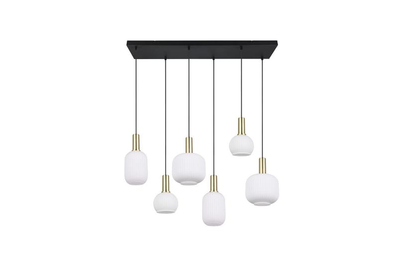 Pendel TRIO Diva 6-del, Mattmässing/vit - 6-del, Mattmässing/vit - Products - Belysning - Lampor & belysning inomhus - Taklampa & takbelysning - Kökslampa & taklampa kök