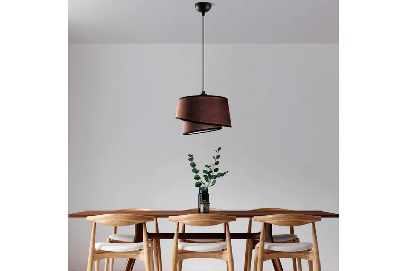 Taklampa Ravougrad Mörkbrun - Mörkbrun - Products - Belysning - Lampor & belysning inomhus - Taklampa & takbelysning - Pendellampa & hänglampa