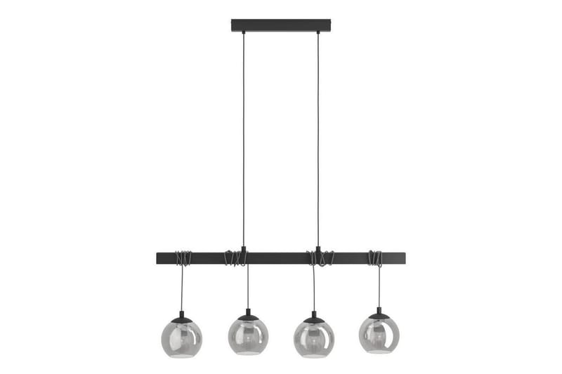 Takpendel Eglo Argallo Svart/Transparent med 4 Lampor - Products - Belysning - Lampor & belysning inomhus - Taklampa & takbelysning - Pendellampa & hänglampa