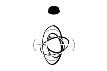 Takpendel Eglo Retornio Svart/Vit 58 cm - 58 cm - Products - Belysning - Lampor & belysning inomhus - Taklampa & takbelysning - Pendellampa & hänglampa