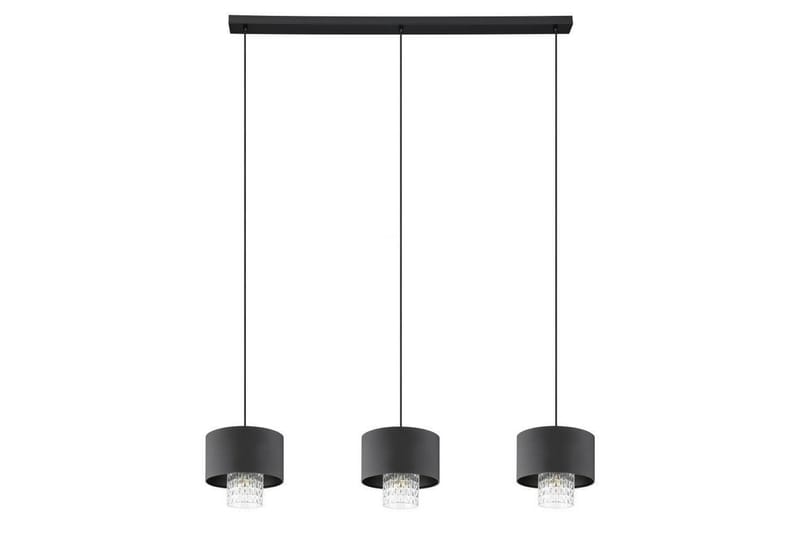 Takpendel Eglo Sapuara Svart Kristall med 3 Lampor - Products - Belysning - Lampor & belysning inomhus - Taklampa & takbelysning - Pendellampa & hänglampa