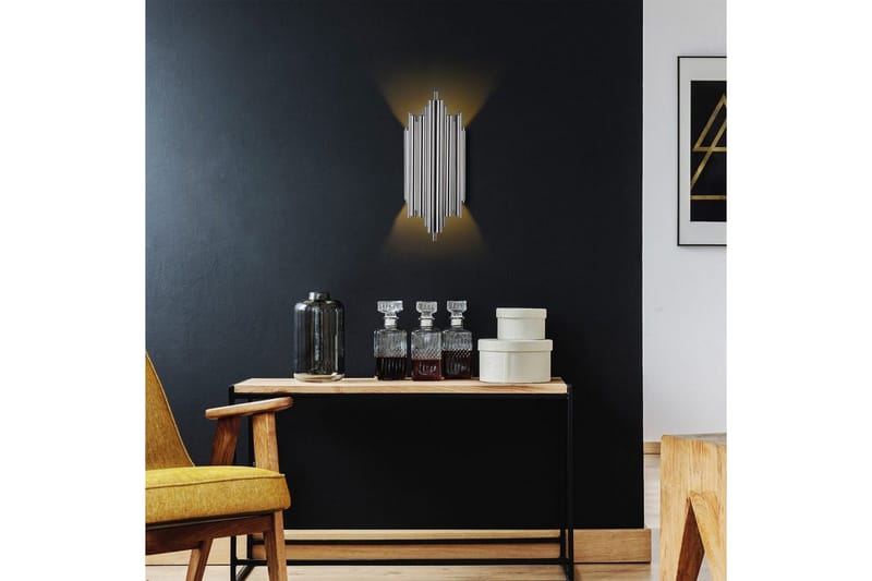 Vägglampa Raoji Krom - Krom - Products - Belysning - Lampor & belysning inomhus - Vägglampa - Väggplafond