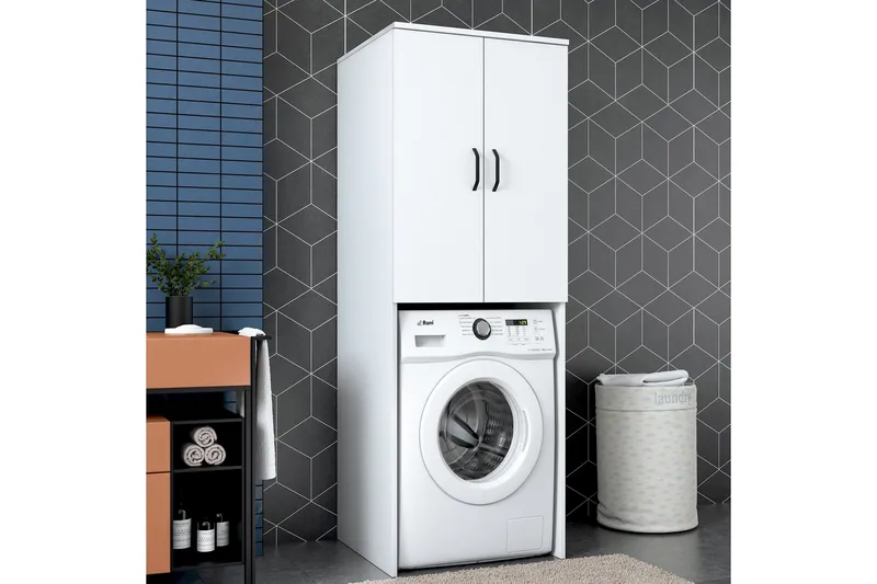 Elli Högskåp Badrum - Vit - Products - Förvaring - Badrumsförvaring - Badrumsskåp