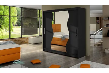 Douglas Garderob - Svart/Spegel - Products - Förvaring - Garderober & garderobssystem