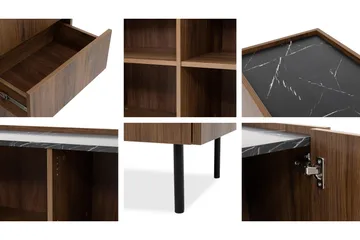 Akihito Byrå 160 cm - Brun - Products - Förvaring - Förvaringsmöbler - Byrå