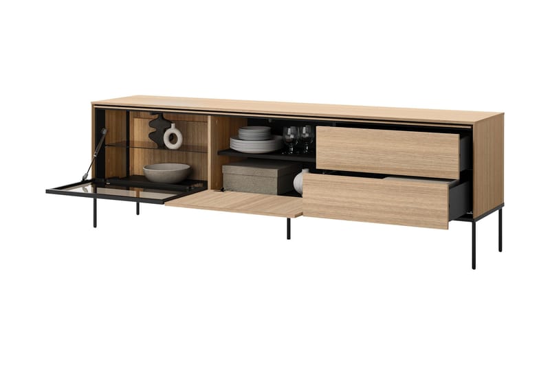 Basici Möbelset För Vardagsrum - Vit/Svart - Products - Förvaring - Förvaringsmöbler - Möbelset för vardagsrum