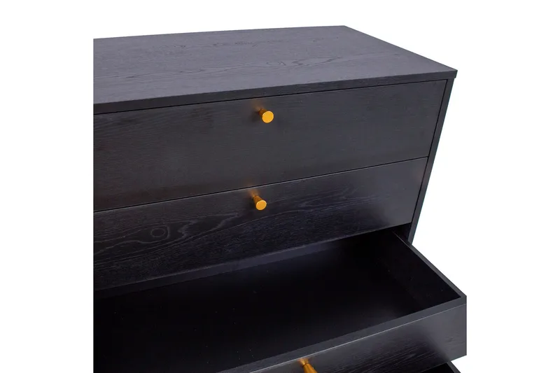 Luxembourg Byrå Svart/Koppar - Products - Förvaring - Förvaringsmöbler - Byrå - Hallbyrå