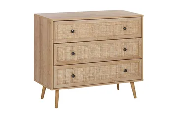 Skänk rotting ljusbrun PONCA - Trä/natur - Products - Förvaring - Förvaringsmöbler - Byrå - Hallbyrå