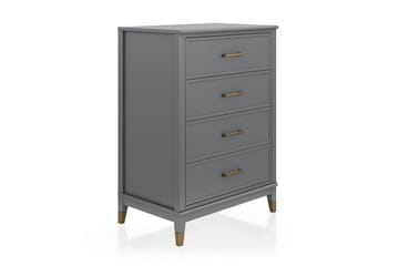 Westerleigh Byrå 76x50 cm Grafitgrå - CosmoLiving - Products - Förvaring - Förvaringsmöbler - Byrå - Hallbyrå