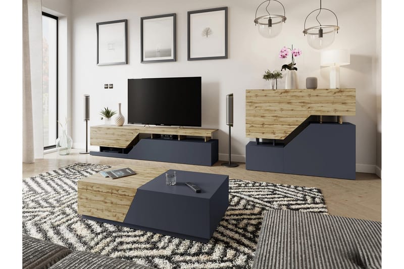 Ceelias Möbelset För Vardagsrum - Antracit - Products - Förvaring - Förvaringsmöbler - Möbelset för vardagsrum