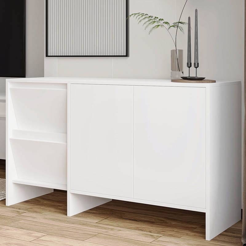 Crala Konsol 130x81,8x44 cm - Vit - Products - Förvaring - Förvaringsmöbler - Sideboard & skänk