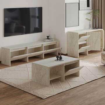Crala Vardagsrumsmöbelset 160x40x35 cm - Travertin - Products - Förvaring - Förvaringsmöbler - Möbelset för vardagsrum
