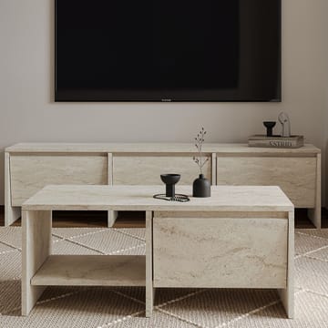 Crala Vardagsrumsmöbelset 160x40x35 cm - Travertin - Products - Förvaring - Förvaringsmöbler - Möbelset för vardagsrum