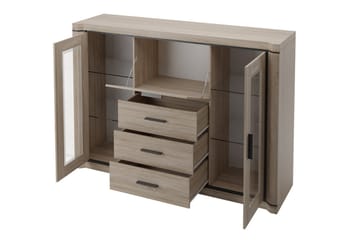 Dallas Skänk 157x43,5x111 cm - Beige/Grå - Products - Förvaring - Förvaringsmöbler - Sideboard & skänk