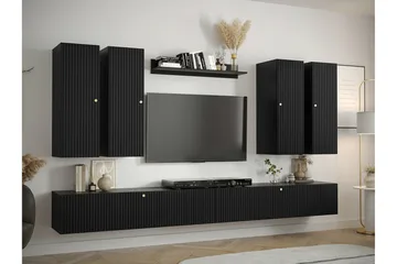 Dunvegan Möbelset För Vardagsrum Black - Products - Förvaring - Förvaringsmöbler - Möbelset för vardagsrum