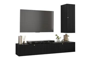 Dunvegan Möbelset För Vardagsrum Black - Products - Förvaring - Förvaringsmöbler - Möbelset för vardagsrum