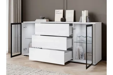 Gamal Skänk 150x40 cm - Vit - Products - Förvaring - Förvaringsmöbler - Sideboard & skänk