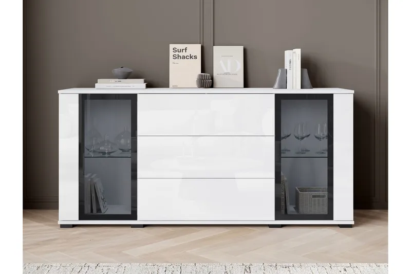Gamal Skänk 150x40 cm - Vit - Products - Förvaring - Förvaringsmöbler - Sideboard & skänk