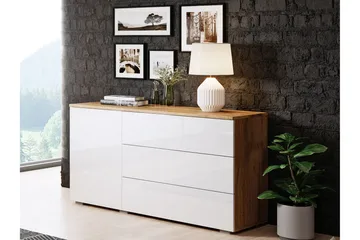 Kankuro Byrå 111x68 cm - Natur/Vit - Products - Förvaring - Förvaringsmöbler - Byrå