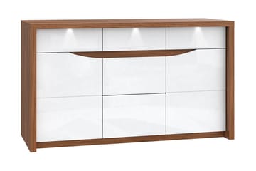 Keoisha Skänk 142x84 cm - Brun/Vit - Products - Förvaring - Förvaringsmöbler - Sideboard & skänk