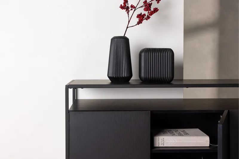 Kingsport Garderob 120x80 cm - Svart - Products - Förvaring - Förvaringsmöbler - Sideboard & skänk