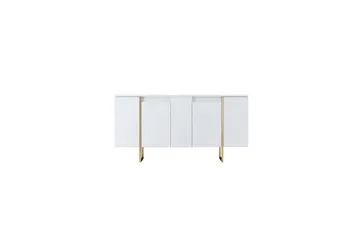 Luxe Konsollbord 160 cm - Vit/Guld - Products - Förvaring - Förvaringsmöbler - Sideboard & skänk