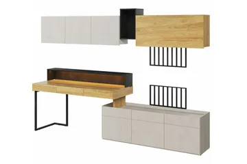 Rathmore Möbelset För Vardagsrum - Svart - Products - Förvaring - Förvaringsmöbler - Möbelset för vardagsrum