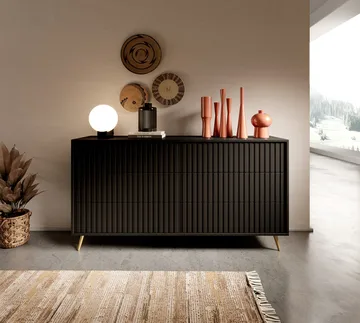 Tapas Byrå 154 cm - Svart - Products - Förvaring - Förvaringsmöbler - Byrå