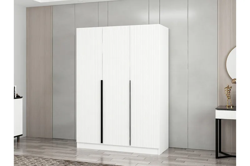Fruitland Garderob 135 cm - Vit - Products - Förvaring - Garderober & garderobssystem - Garderobsskåp