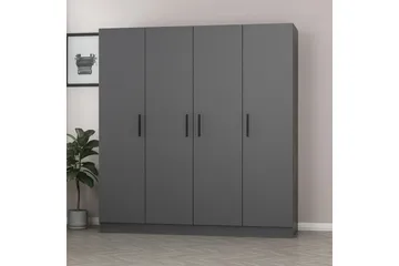 Fruitland Garderob 180 cm - Antracit - Products - Förvaring - Garderober & garderobssystem - Garderobsskåp