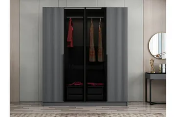 Fruitland Garderob 180 cm - Antracit - Products - Förvaring - Garderober & garderobssystem - Garderobsskåp