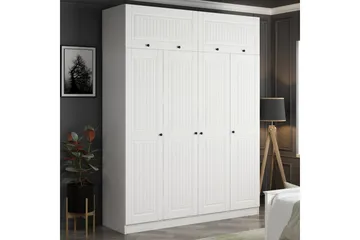 Fruitland Garderob 180 cm - Vit - Products - Förvaring - Garderober & garderobssystem - Garderobsskåp