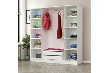 Fruitland Garderob 180 cm - Vit - Products - Förvaring - Garderober & garderobssystem - Garderobsskåp