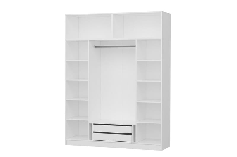 Fruitland Garderob 180 cm - Vit - Products - Förvaring - Garderober & garderobssystem - Garderobsskåp